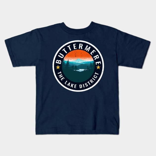 Buttermere - The Lake District, Cumbria Kids T-Shirt by CumbriaGuru